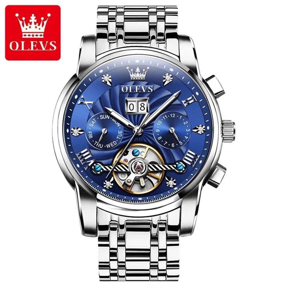 OLEVS 9910 Automatic Open-Heart Watch