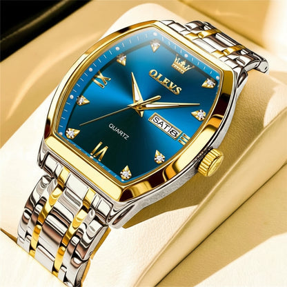 OLEVS 5528 Square Day-Date Watch